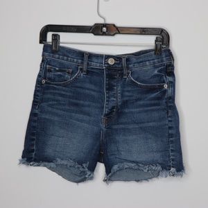 Express High Rise Midi Shorts Size 0